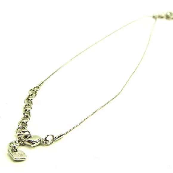 SWAROVSKI Necklace Pendant Silver Woman Authentic Used - Picture 4 of 6